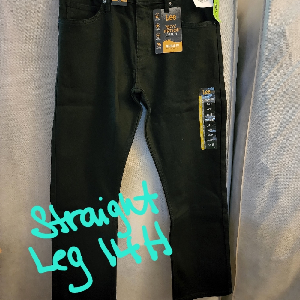 New Lee Boys Black Pant